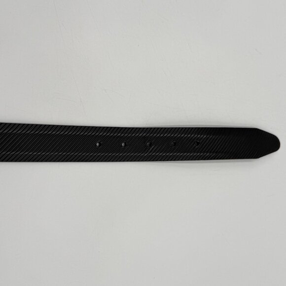 Remo Tulliani Italian Calfskin Leather Belt Mens Size 34 Black Dress Casual - Picture 7 of 9